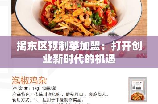 揭东区预制菜加盟：打开创业新时代的机遇
