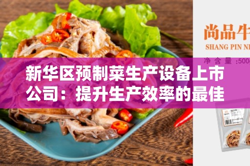 新华区预制菜生产设备上市公司：提升生产效率的最佳选择