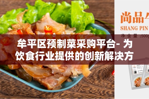 牟平区预制菜采购平台- 为饮食行业提供的创新解决方案