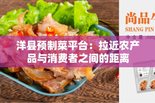 洋县预制菜平台：拉近农产品与消费者之间的距离