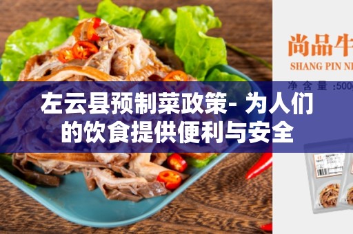 左云县预制菜政策- 为人们的饮食提供便利与安全