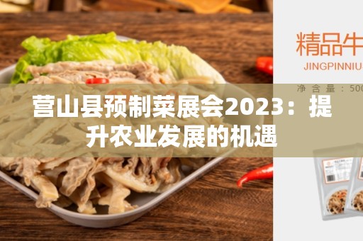 营山县预制菜展会2023：提升农业发展的机遇