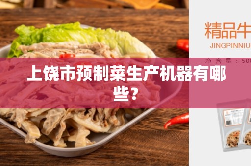 上饶市预制菜生产机器有哪些？