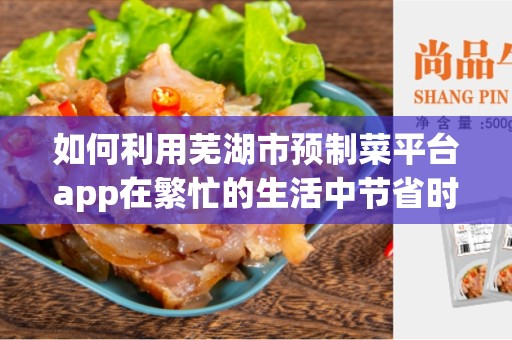 如何利用芜湖市预制菜平台app在繁忙的生活中节省时间和精力？
