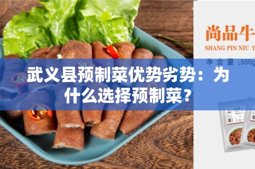 武义县预制菜优势劣势：为什么选择预制菜？