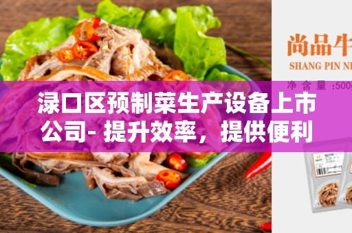 渌口区预制菜生产设备上市公司- 提升效率，提供便利的解决方案