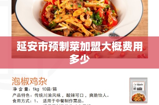 延安市预制菜加盟大概费用多少