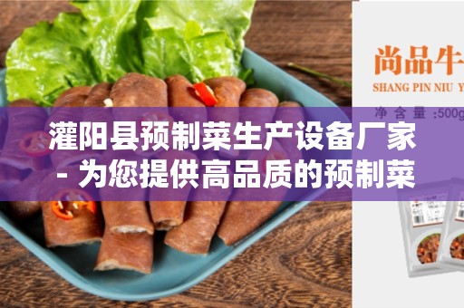 灌阳县预制菜生产设备厂家 - 为您提供高品质的预制菜生产设备