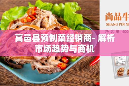 高邑县预制菜经销商- 解析市场趋势与商机
