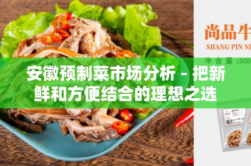 安徽预制菜市场分析 - 把新鲜和方便结合的理想之选