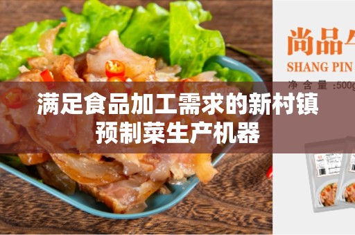 满足食品加工需求的新村镇预制菜生产机器