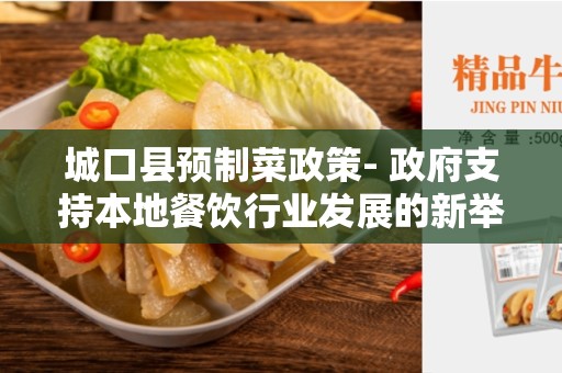城口县预制菜政策- 政府支持本地餐饮行业发展的新举措