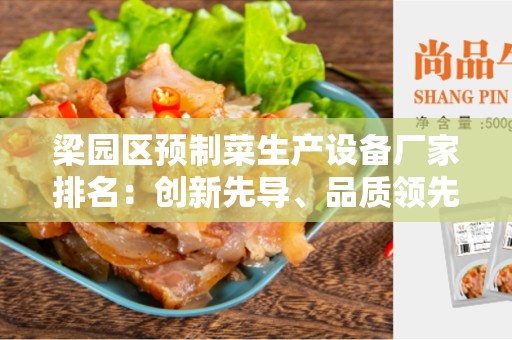 梁园区预制菜生产设备厂家排名：创新先导、品质领先的制造商