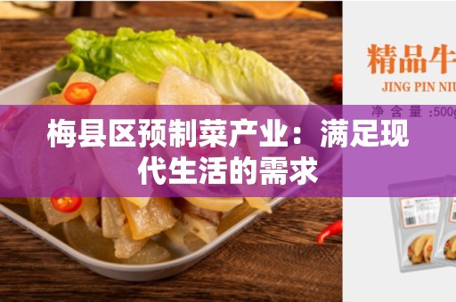梅县区预制菜产业：满足现代生活的需求