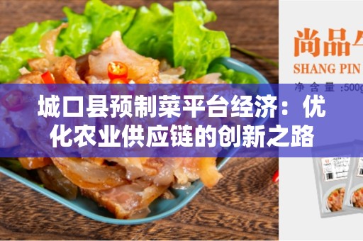 城口县预制菜平台经济：优化农业供应链的创新之路