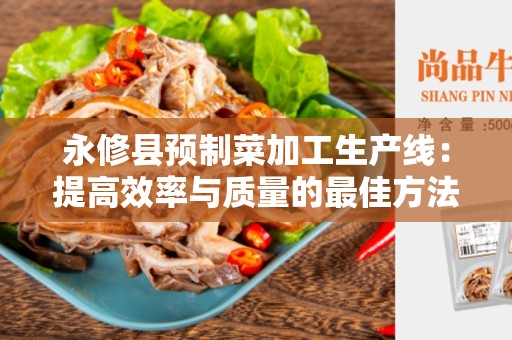 永修县预制菜加工生产线：提高效率与质量的最佳方法