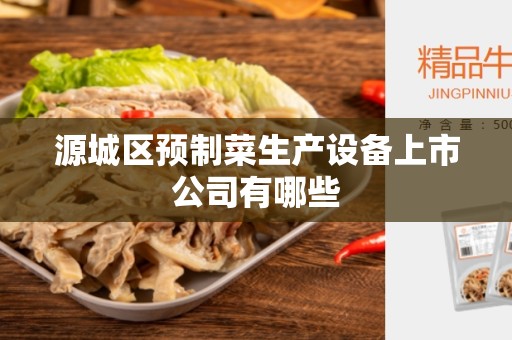 源城区预制菜生产设备上市公司有哪些