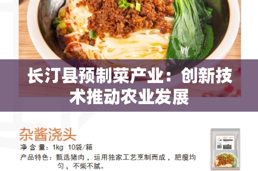 长汀县预制菜产业：创新技术推动农业发展