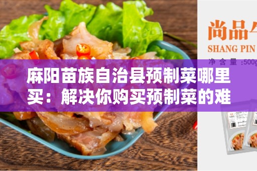 麻阳苗族自治县预制菜哪里买：解决你购买预制菜的难题