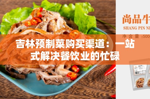吉林预制菜购买渠道：一站式解决餐饮业的忙碌