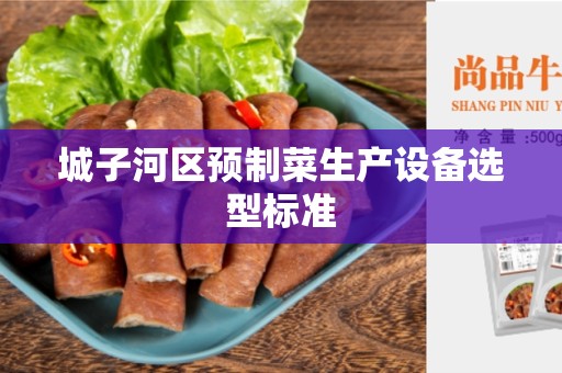 城子河区预制菜生产设备选型标准