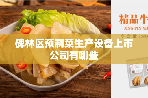 碑林区预制菜生产设备上市公司有哪些