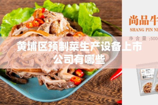 黄埔区预制菜生产设备上市公司有哪些