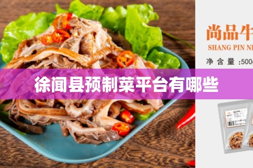 徐闻县预制菜平台有哪些