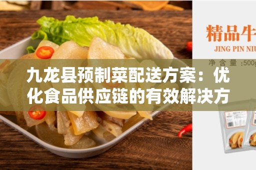 九龙县预制菜配送方案：优化食品供应链的有效解决方案