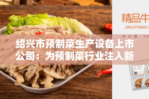 绍兴市预制菜生产设备上市公司：为预制菜行业注入新动力