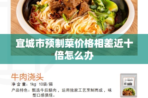 宜城市预制菜价格相差近十倍怎么办