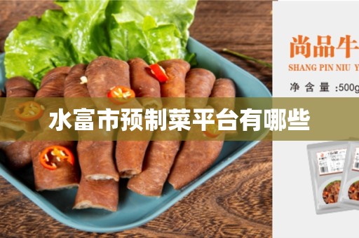 水富市预制菜平台有哪些
