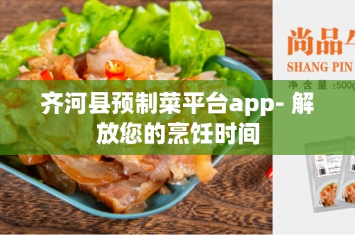 齐河县预制菜平台app- 解放您的烹饪时间
