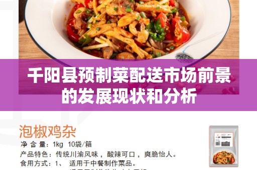 千阳县预制菜配送市场前景的发展现状和分析