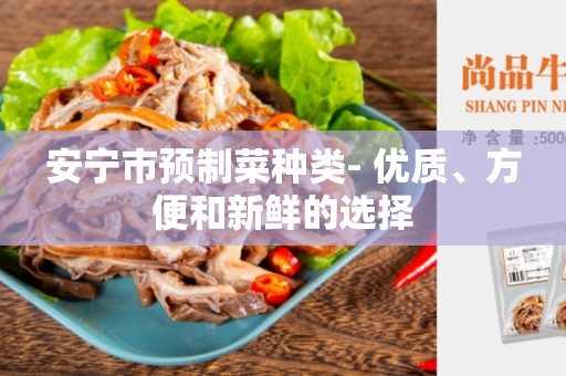 安宁市预制菜种类- 优质、方便和新鲜的选择