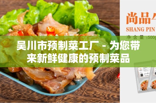 吴川市预制菜工厂 - 为您带来新鲜健康的预制菜品