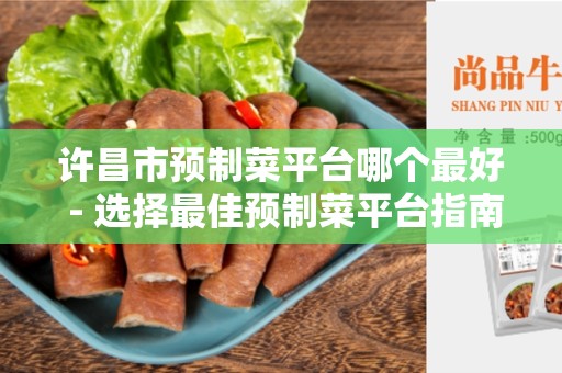 许昌市预制菜平台哪个最好 - 选择最佳预制菜平台指南