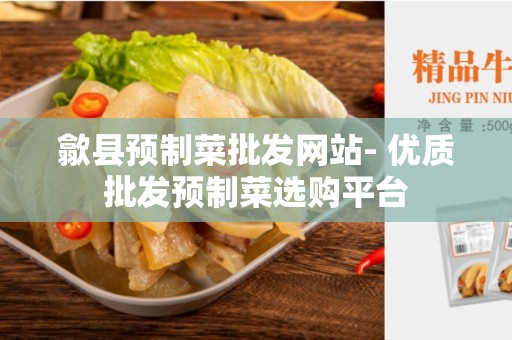 歙县预制菜批发网站- 优质批发预制菜选购平台