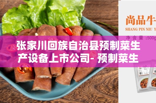 张家川回族自治县预制菜生产设备上市公司- 预制菜生产设备的新潮流