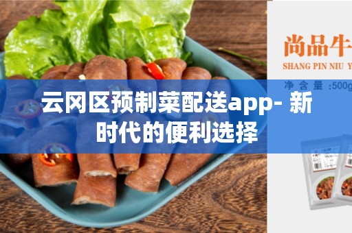 云冈区预制菜配送app- 新时代的便利选择