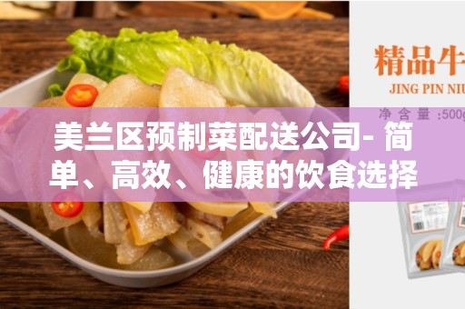 美兰区预制菜配送公司- 简单、高效、健康的饮食选择