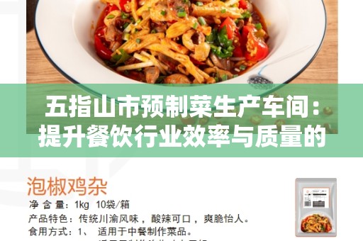 五指山市预制菜生产车间：提升餐饮行业效率与质量的关键！