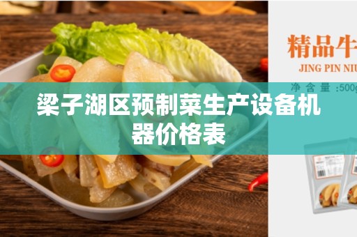 梁子湖区预制菜生产设备机器价格表