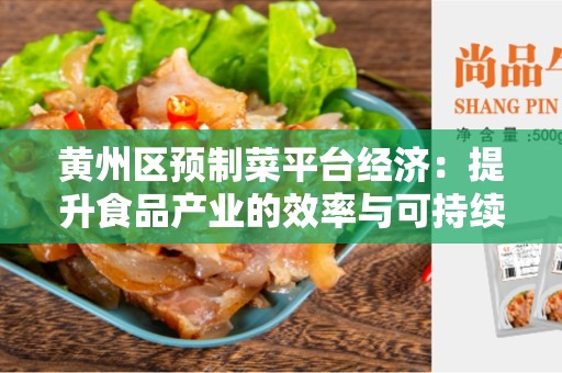 黄州区预制菜平台经济：提升食品产业的效率与可持续发展