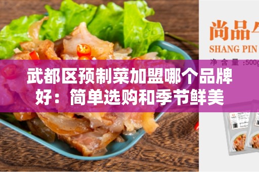 武都区预制菜加盟哪个品牌好：简单选购和季节鲜美