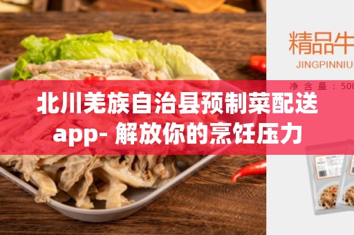 北川羌族自治县预制菜配送app- 解放你的烹饪压力