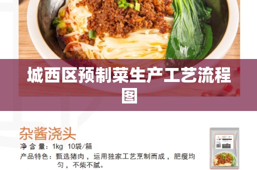 城西区预制菜生产工艺流程图
