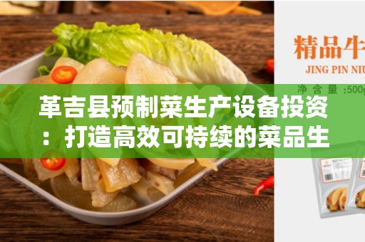 革吉县预制菜生产设备投资：打造高效可持续的菜品生产