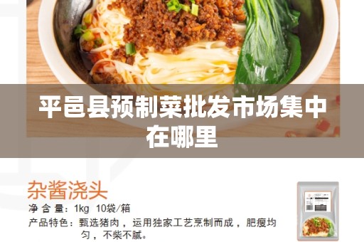 平邑县预制菜批发市场集中在哪里