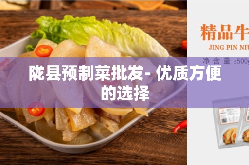 陇县预制菜批发- 优质方便的选择
